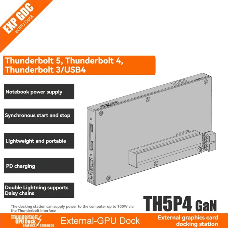 X64A-EGPU Dock, Adaptor Kartu  - Gpu External Dock Egpu Thunderbolt 4 ulasan dan harga