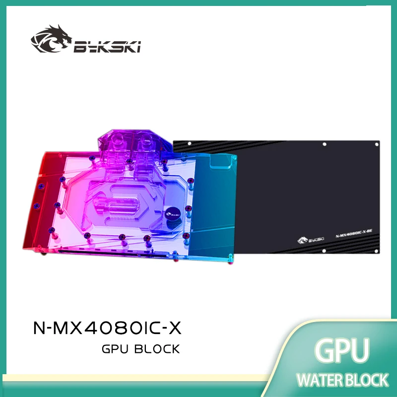 Blok GPU Bykski untuk Kartu Gr - Rtx 4080 Water Cooling Block ulasan dan harga